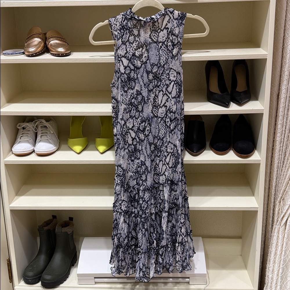 See by Chloe Sleeveless Snake Print Dress